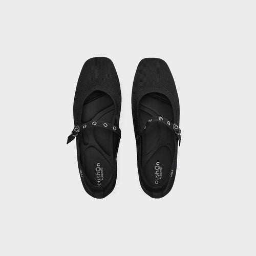 cushOn Women's Gabi Knitted Flat Shoes
