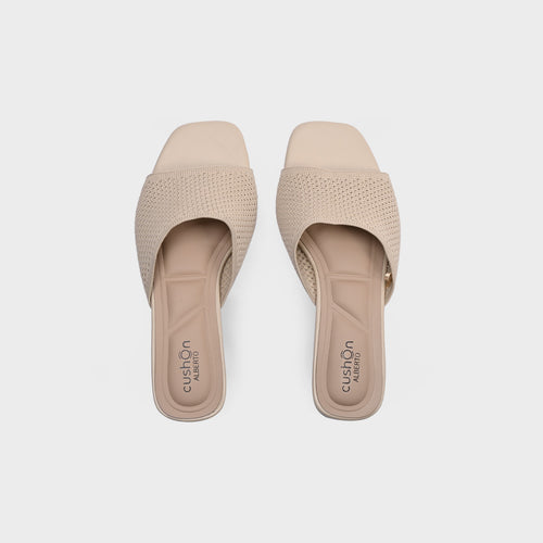 cushOn Women's Orinthia Knitted Slip-On Sandals