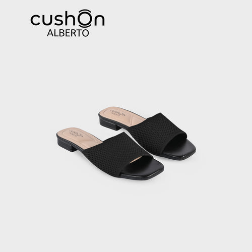 cushOn Women's Orinthia Knitted Slip-On Sandals