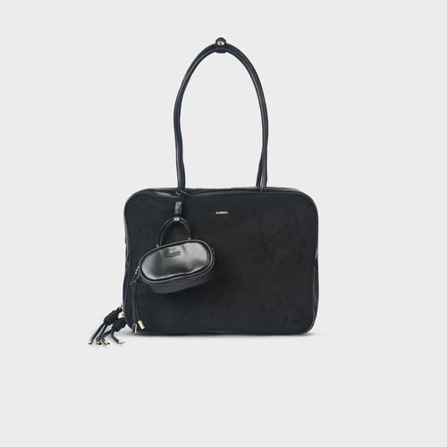 Women's Madison Maxi Suede Bowler Bag