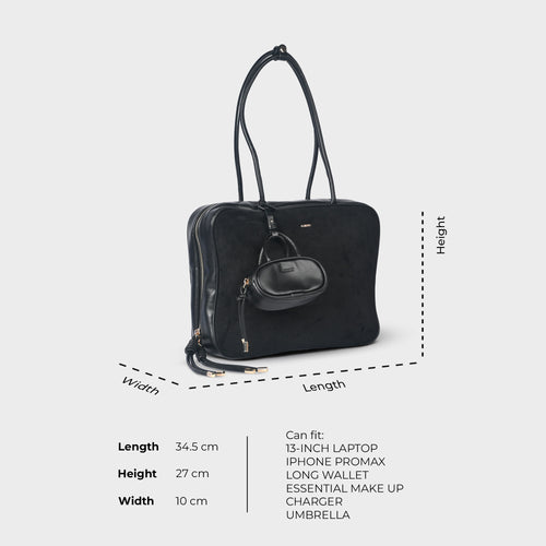 Women's Madison Maxi Suede Bowler Bag
