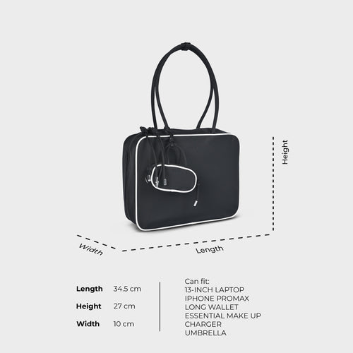Women's Madison Maxi Nylon Bowler Bag