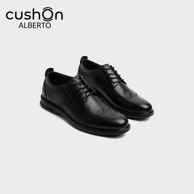 Alberto Shoes Official Black Shoes Price CushOn Men's Earvin
